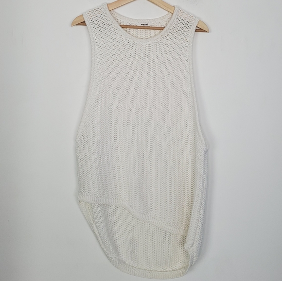 Helmut Lang Tops - Helmut Lang Tank Tuckerd Cord White Large